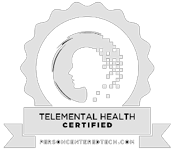 Telemental Health Certified Badge by Person Centered Tech